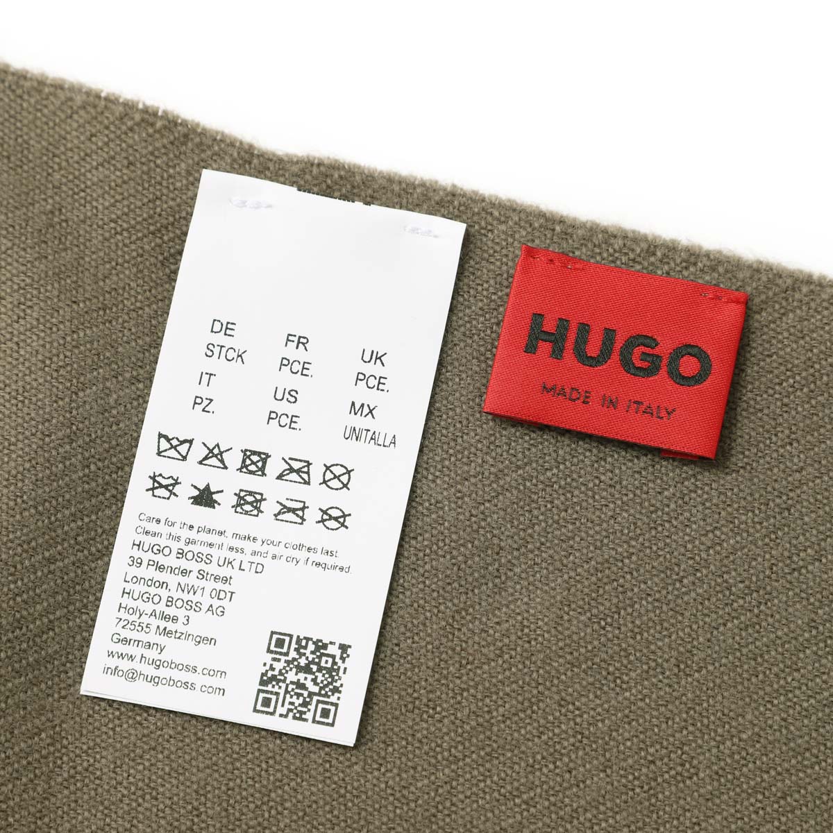 HUGO HUGOBOSS ヒューゴヒューゴボス マフラー/JUSTER メンズ