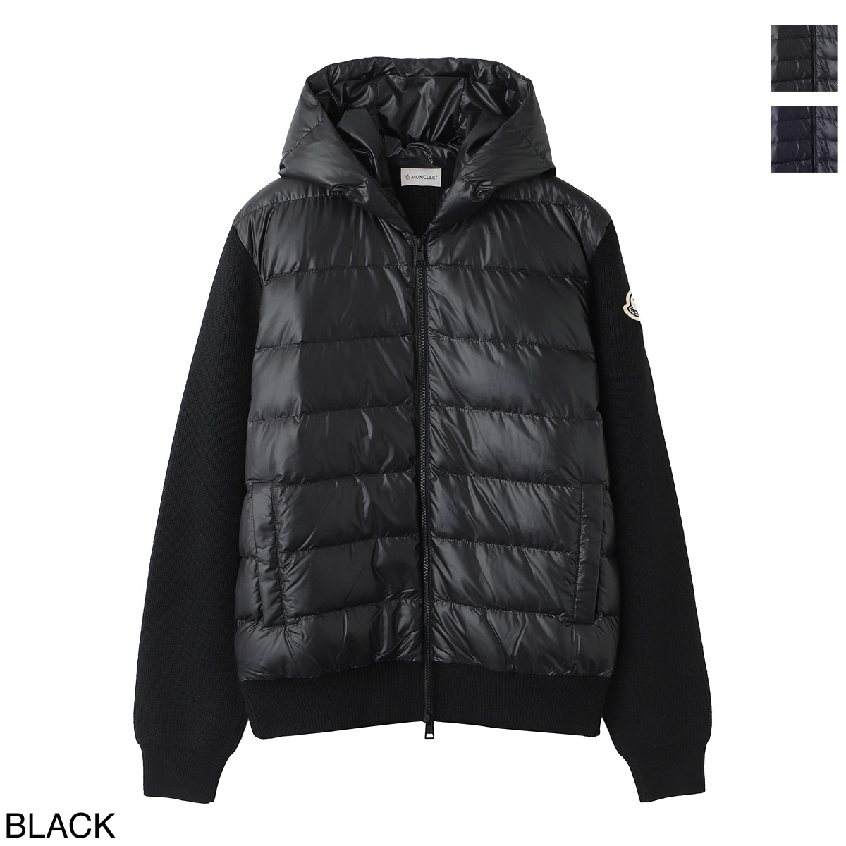 MONCLER モンクレール ダウン切り替え ジップアップ カーディガン
