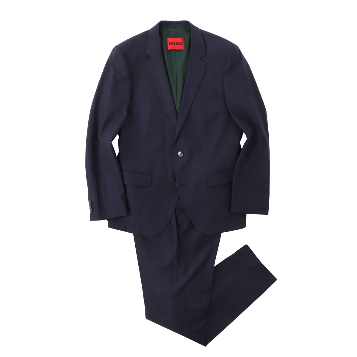 ✨️現行モデル/最高級✨️ヒューゴボス メンズスーツ 上下セットXLサイズ 希少色 HUGO BOSS (ヒューゴボス) ストレッチ 無地 シングル スーツ