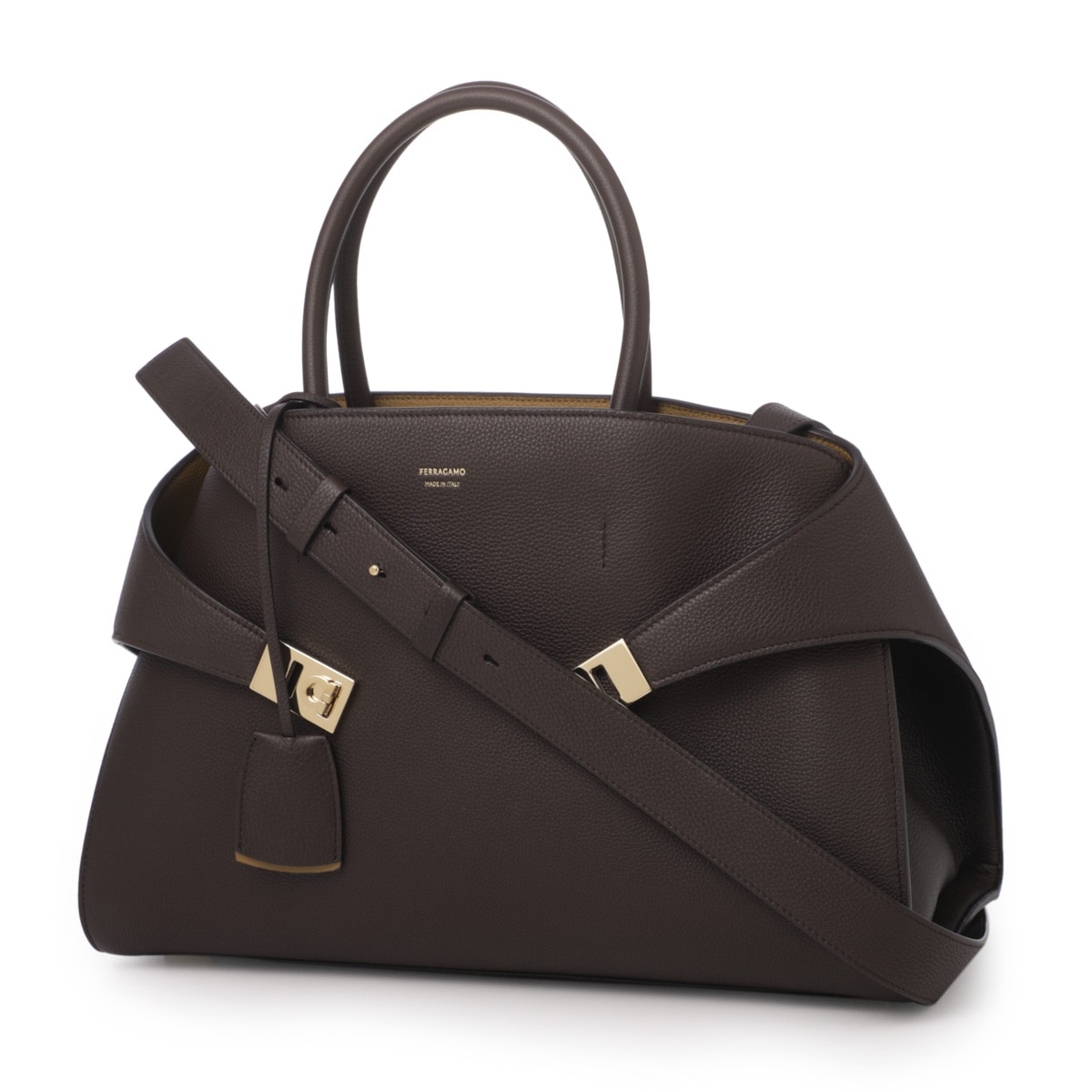 FERRAGAMO フェラガモ ハンドバッグ 2WAY/ショルダーバッグ/HUG LARGE レディース