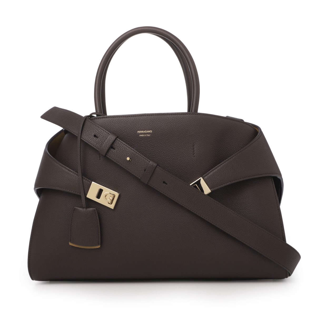 FERRAGAMO フェラガモ ハンドバッグ 2WAY/ショルダーバッグ/HUG LARGE ハグ レディース