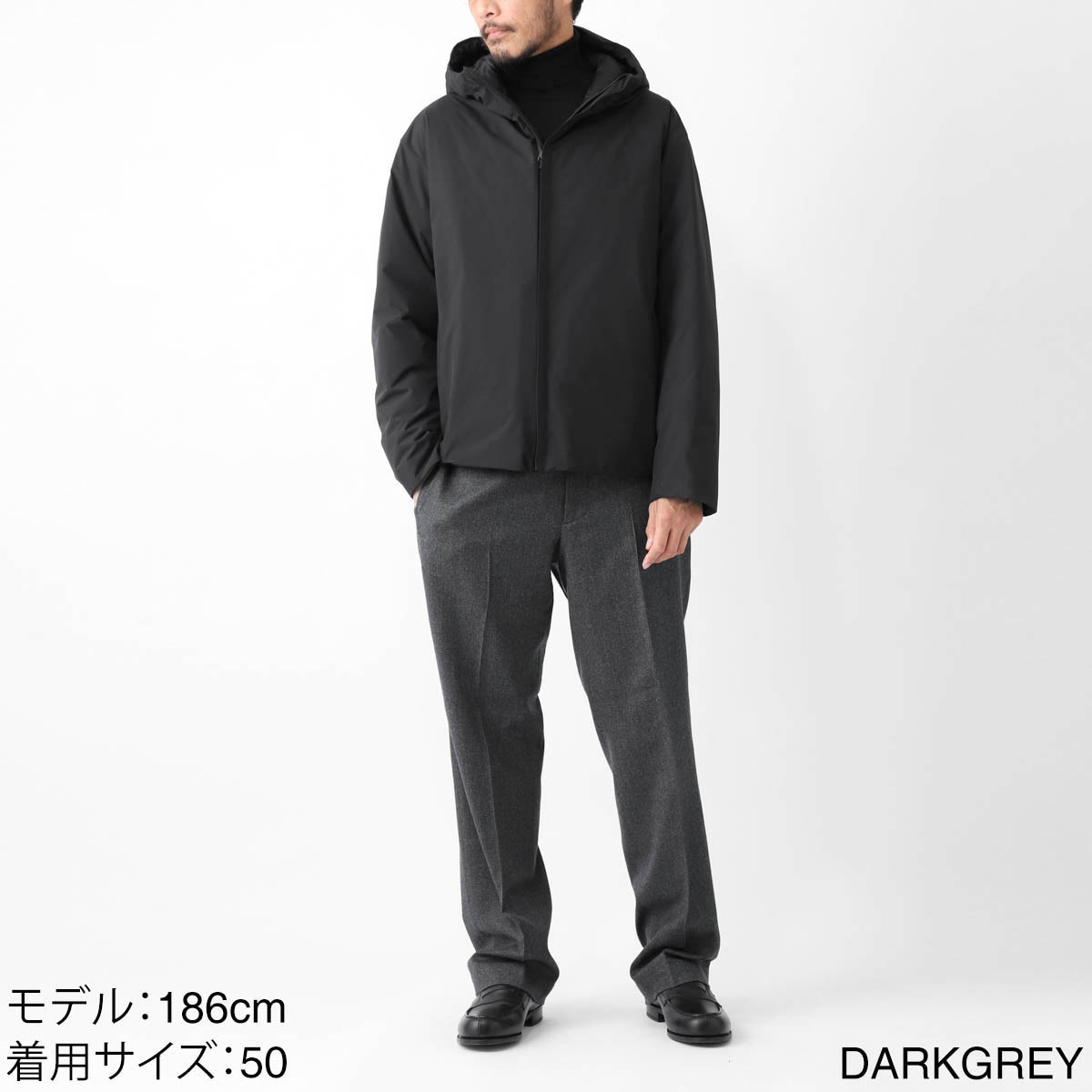 BERWICH ベルウィッチ ノープリーツ スラックス/ウールパンツ/LUCANO LONG LIGHT MELANGE WOOL メンズ