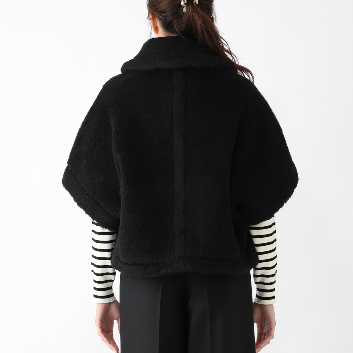 Max Mara マックスマーラ ケープ/ポンチョ/NEWTERZO1 ニューテルツォ テディベア ケープ レディース