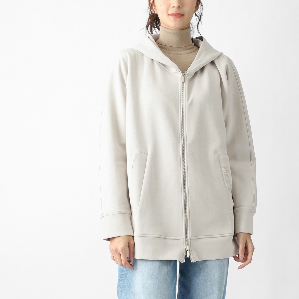 S Max Mara エスマックスマーラ ジップアップ パーカ/フーディ/VERBANO レディース