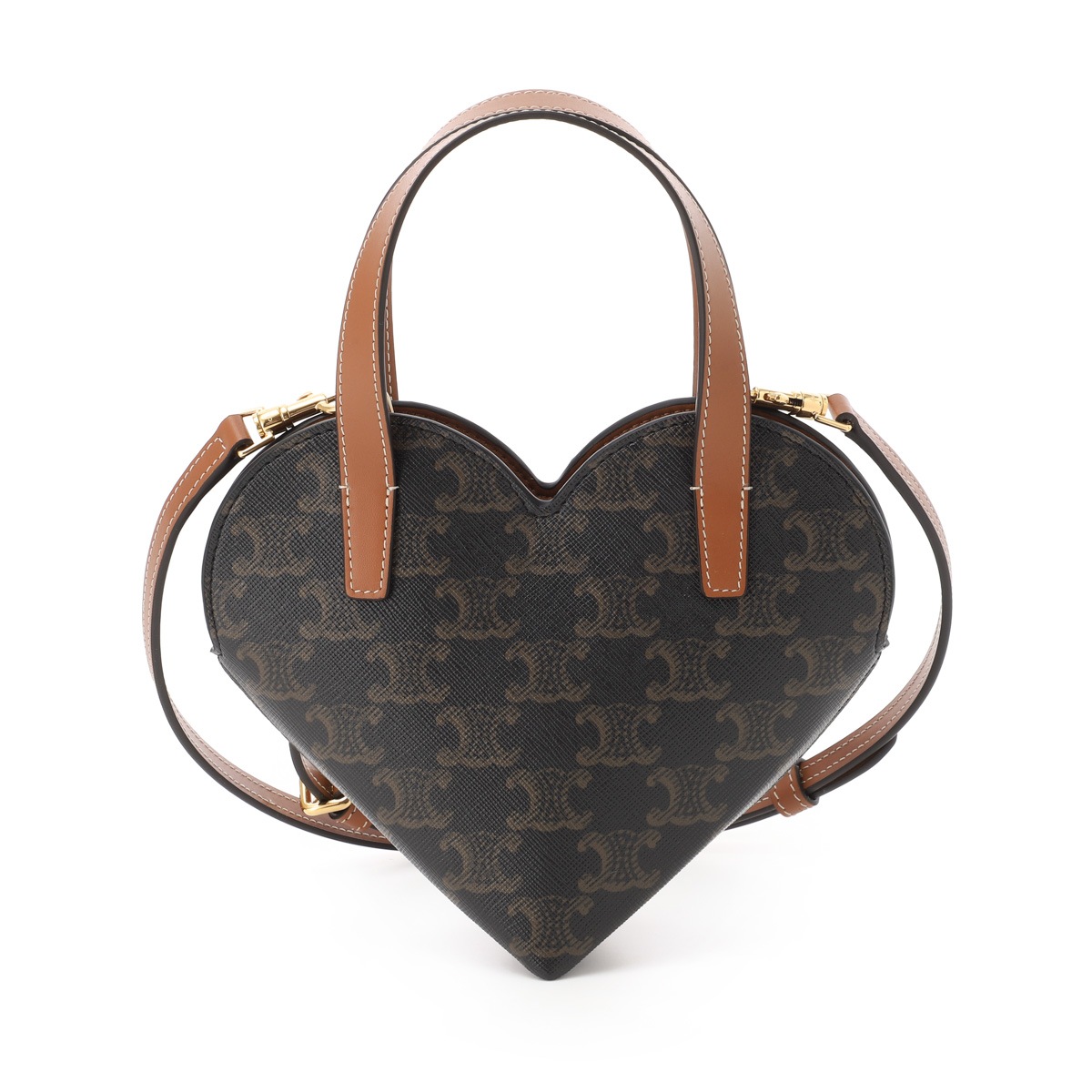 [あす着] セリーヌ CELINE ハンドバッグ 3WAY ミニバッグ レディース TEEN COEUR CELINE TRIOMPHE CANVAS CELINE セリーヌ ハンドバッグ 3WAY/ミニバッグ/TEEN COEUR CELINE