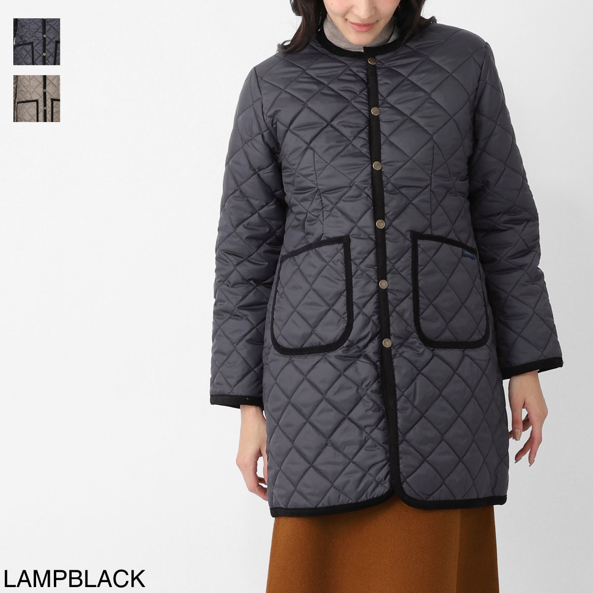 LAVENHAM ラベンハム キルティングコート/Contrast Cornard Coat コントラスト コナード コート【大きいサイズあり】 レディース