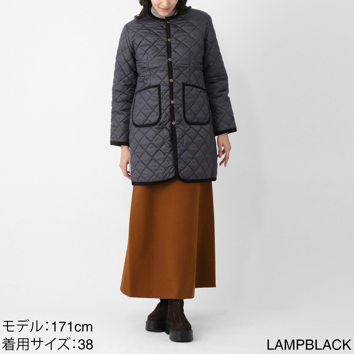 LAVENHAM ラベンハム キルティングコート/Contrast Cornard Coat コントラスト コナード コート【大きいサイズあり】 レディース