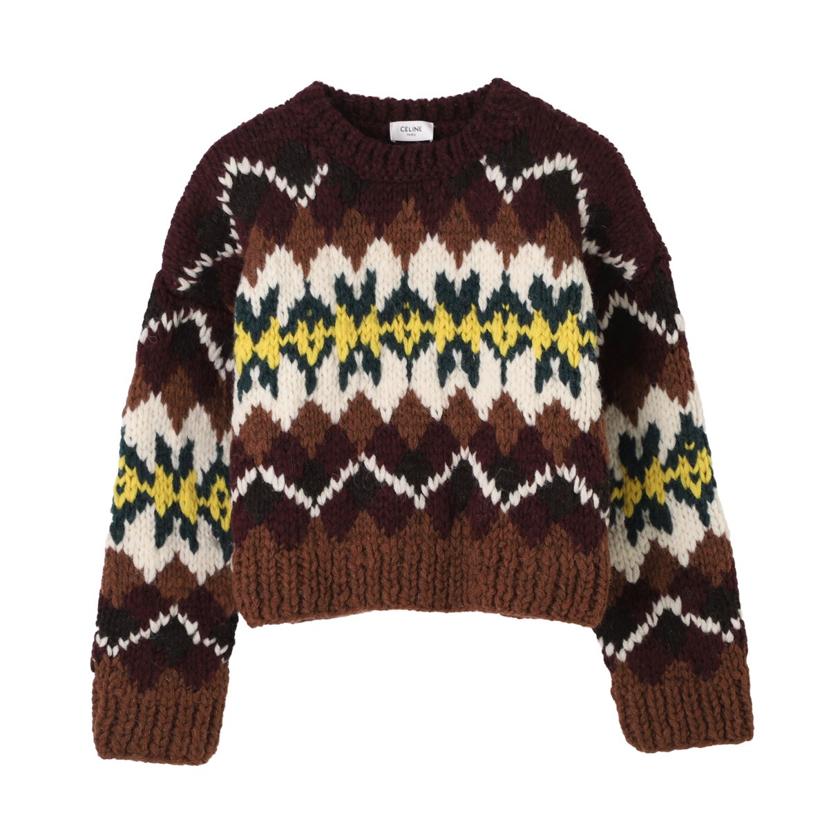 [あす着] セリーヌ CELINE クルーネックニット レディース CREWNECK SWEATER CELINE セリーヌ クルーネックニット/CREWNECK SWEATER レディース