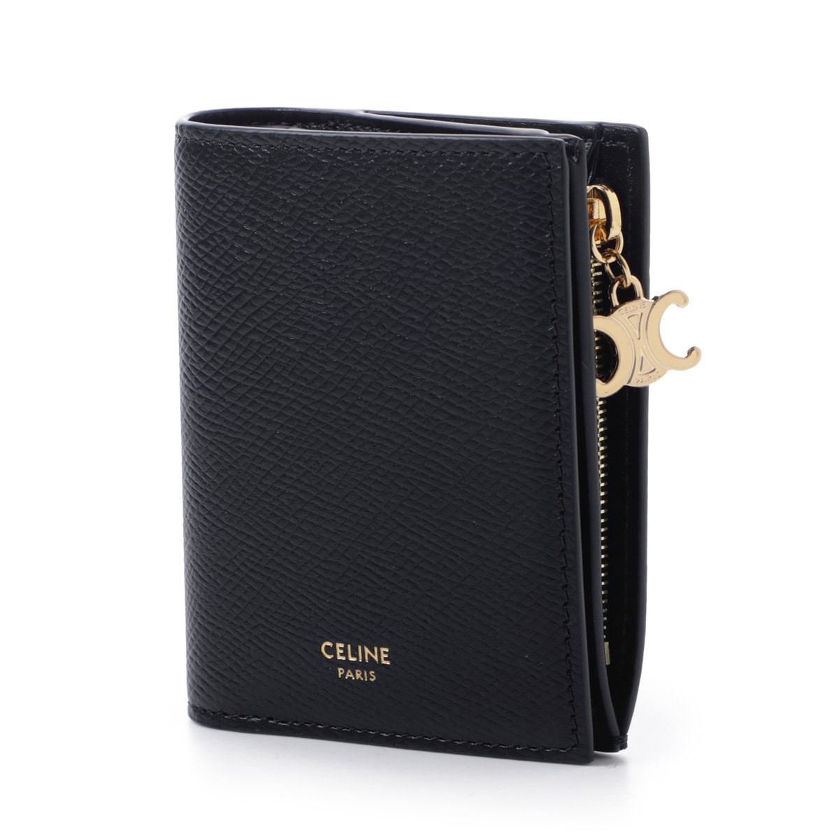 CELINE セリーヌ 2つ折り財布 小銭入れ付き/コンパクトウォレット