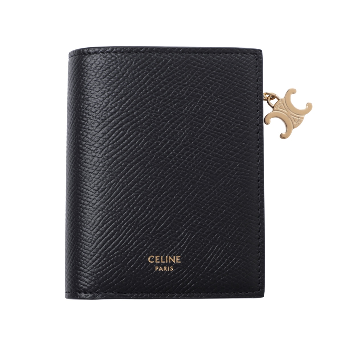 セリーヌ　コンパクトジップウォレット　CELINE ミニマル CELINE セリーヌ 2つ折り財布 小銭入れ付き/コンパクトウォレット