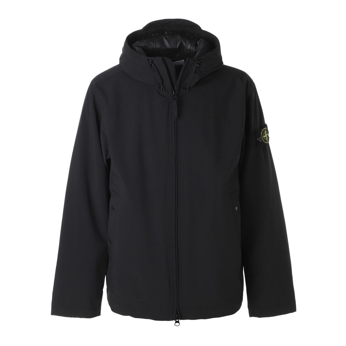 【アウトレット】【ラスト1点】STONE ISLAND ストーンアイランド 中綿入り ジップアップ ブルゾン/フーデッド ブルゾン/4100086 SOFT SHELL-R_E.DYE TECHNOLOGY WITH PRIMALOFT メンズ