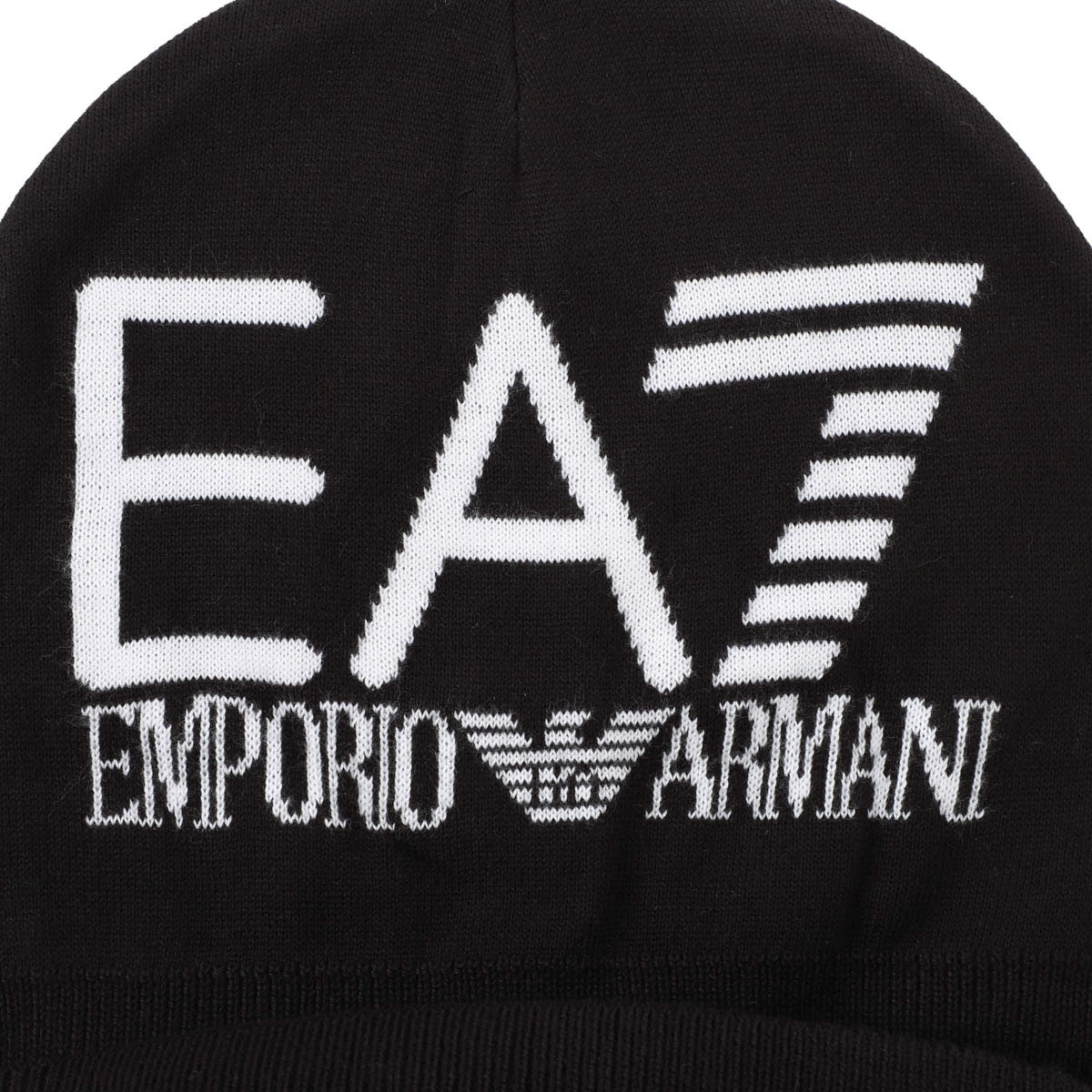 『ネコポス対応(2点まで)』EA7 EMPORIO ARMANI エンポリオアルマーニ ニットキャップ/ビーニー/VISIBILITY BEANIE WITH EA7 OVERSIZED LOGO メンズ