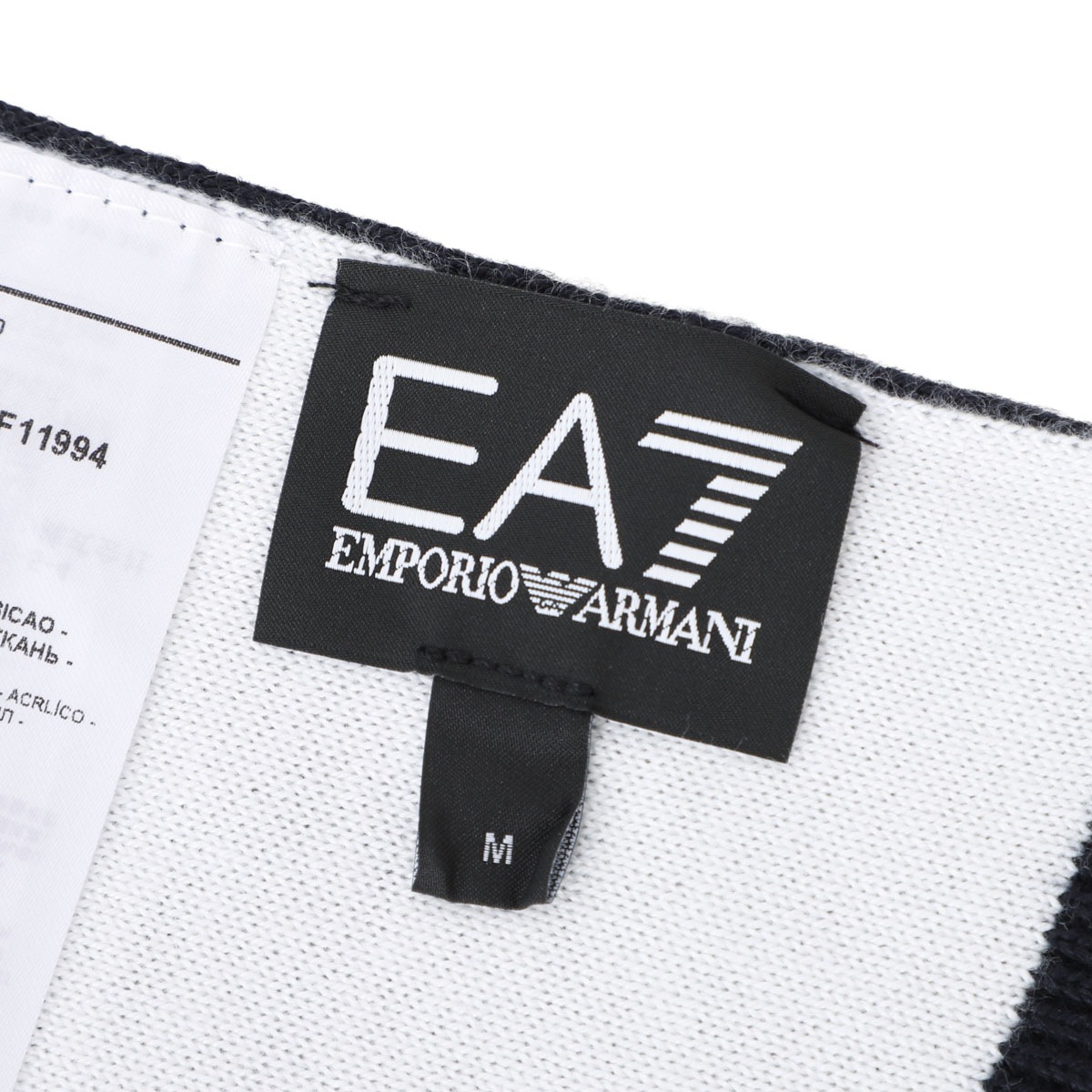 『ネコポス対応(1点まで)』EA7 EMPORIO ARMANI エンポリオアルマーニ マフラー/VISIBILITY SCARF WITH EA7 OVERSIZED LOGO メンズ