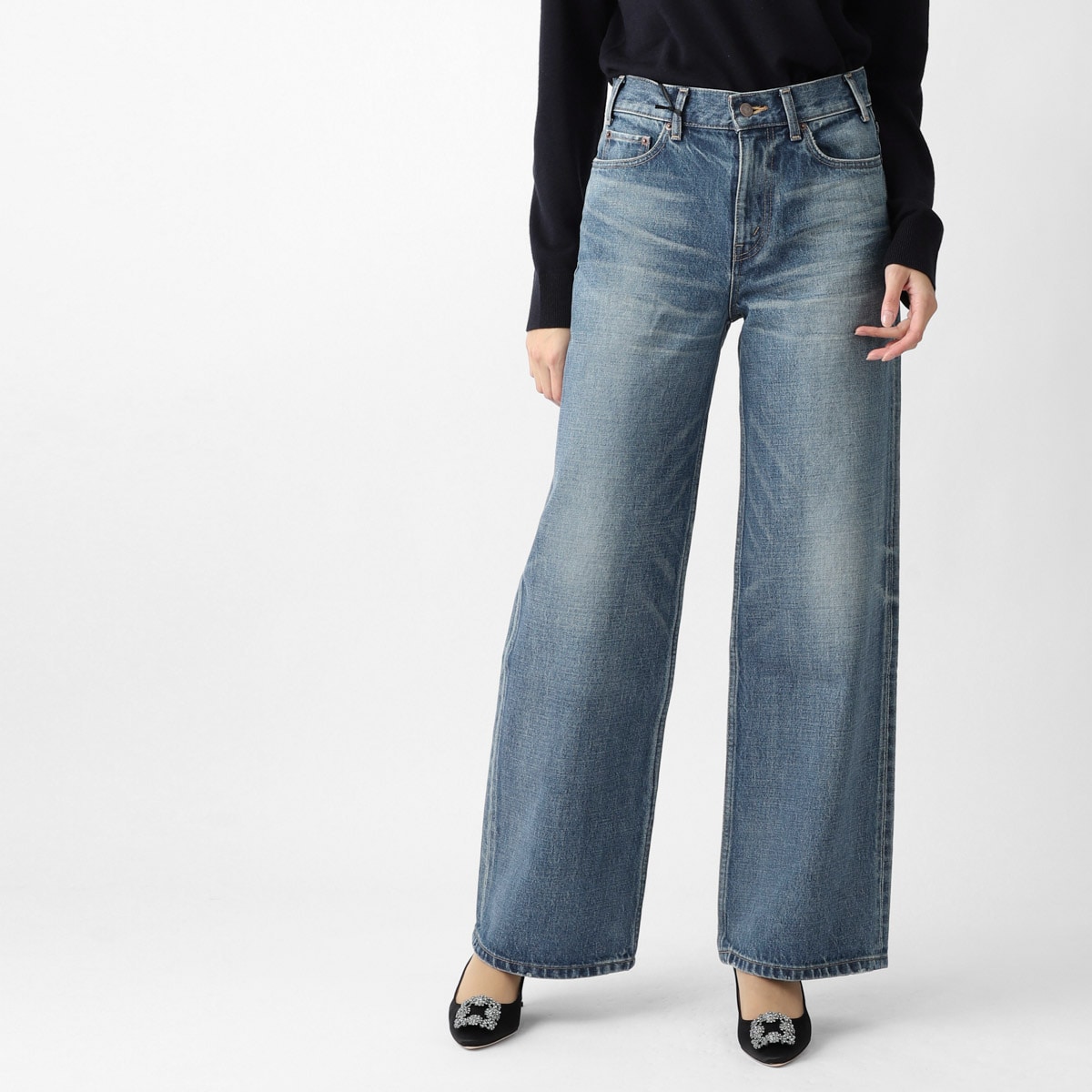 [あす着] セリーヌ CELINE ジップフライジーンズ レディース JEANS JOLENE CELINE セリーヌ ジップフライジーンズ/JEANS JOLENE レディース