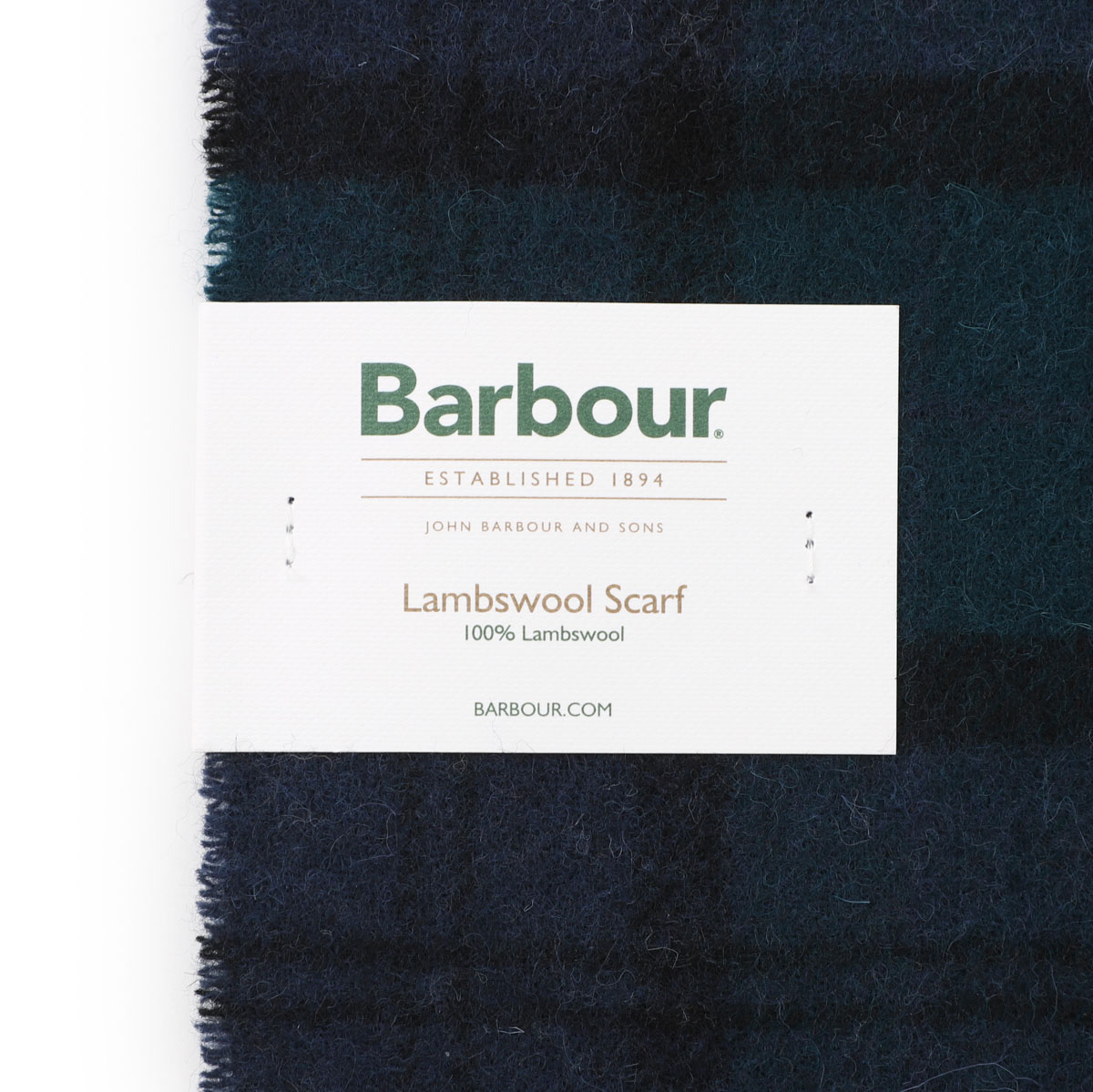 『ネコポス対応(1点まで)』Barbour バブアー マフラー/BARBOUR TARTAN LAMBSWOOL