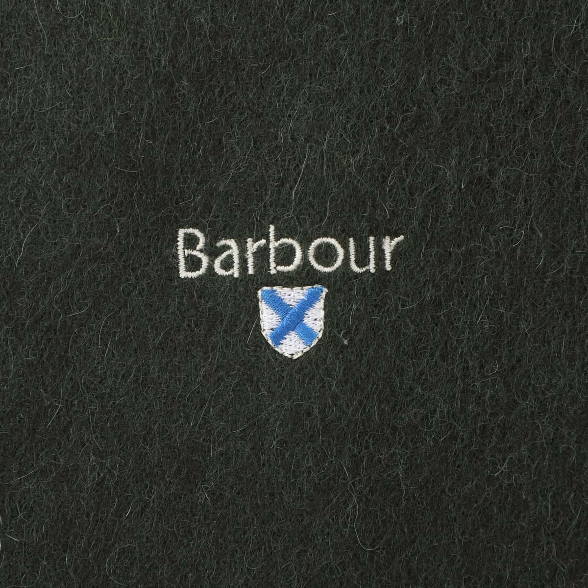 Barbour バブアー マフラー/BARBOUR PLAIN LAMBSWOOL SCARF 無地 ワンポイントロゴ ラムズウール