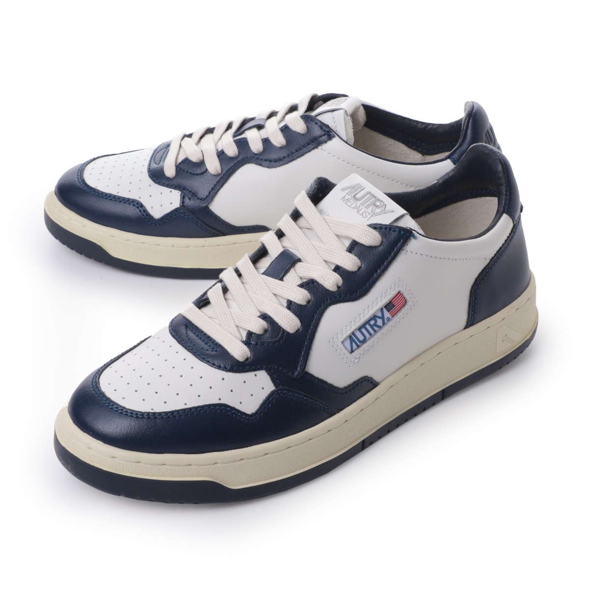 AUTRY オートリー スニーカー/MEDALIST LOW BICOLOR SNEAKERS【大きい