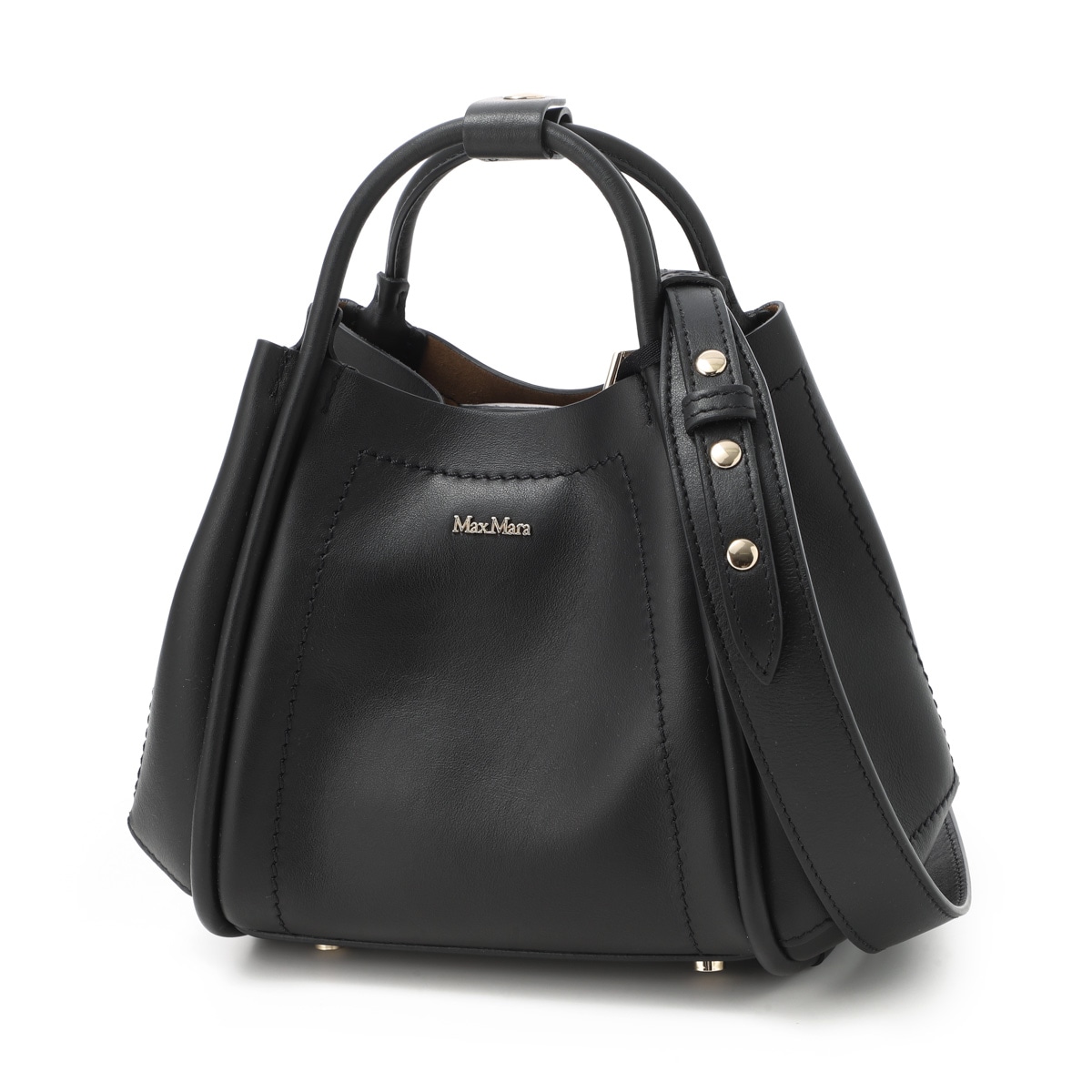 ハンドバッグ　グレーブルー　ミニバッグ　ターンロック　ゴールド金具 PERENNE ハンドバッグ ショルダーバッグ レディース 2way