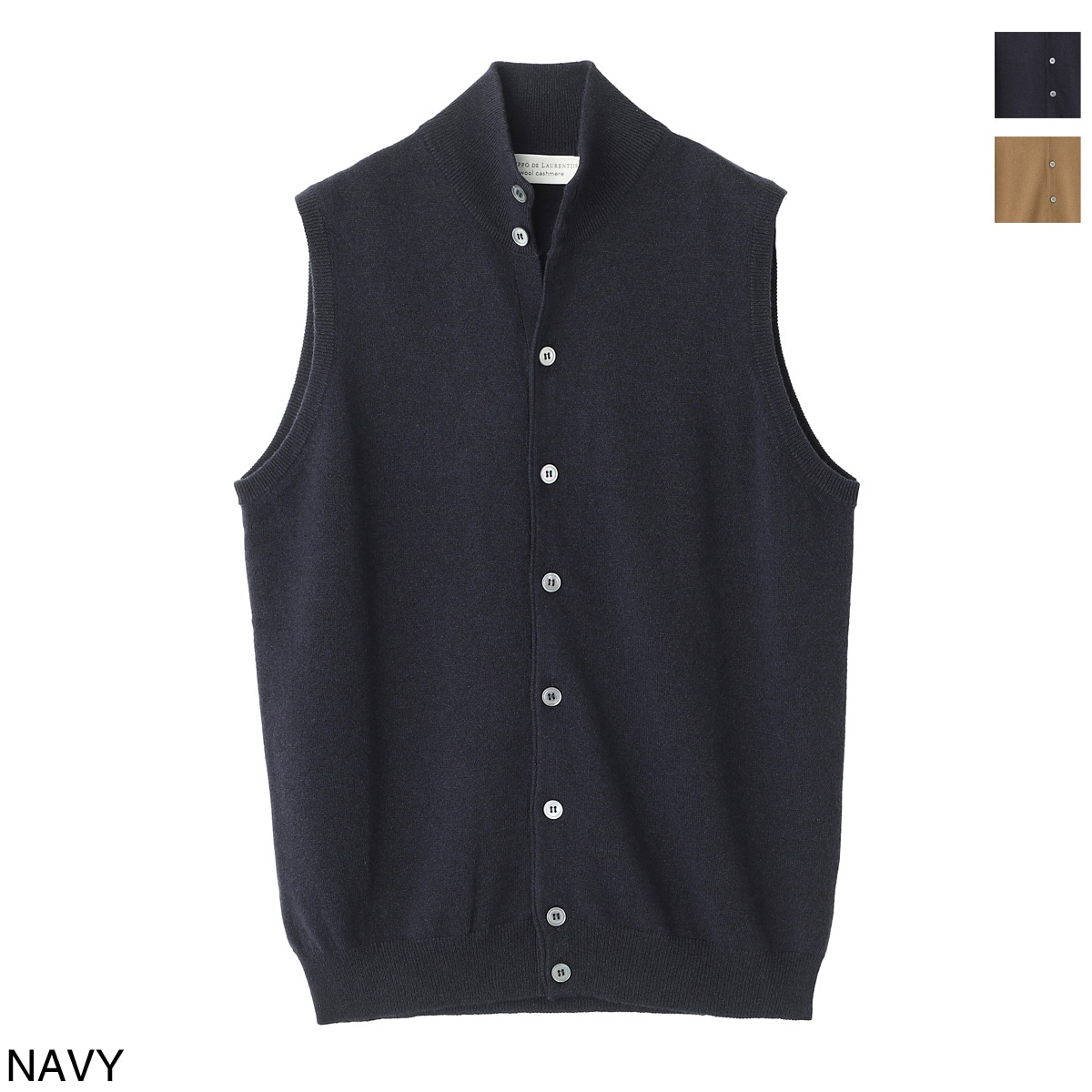 FILIPPO DE LAURENTIIS フィリッポ デ ローレンティス ニットベスト【大きいサイズあり】 メンズ