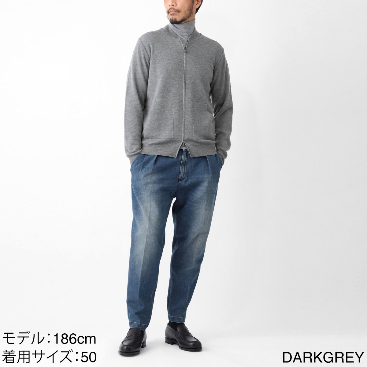FILIPPO DE LAURENTIIS フィリッポ デ ローレンティス ジップアップ