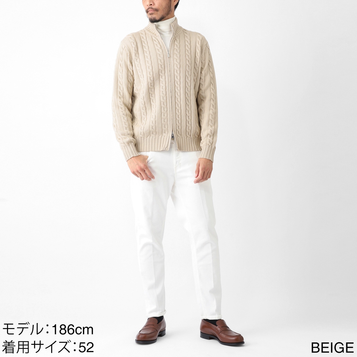 FILIPPO DE LAURENTIIS フィリッポ デ ローレンティス ジップアップ