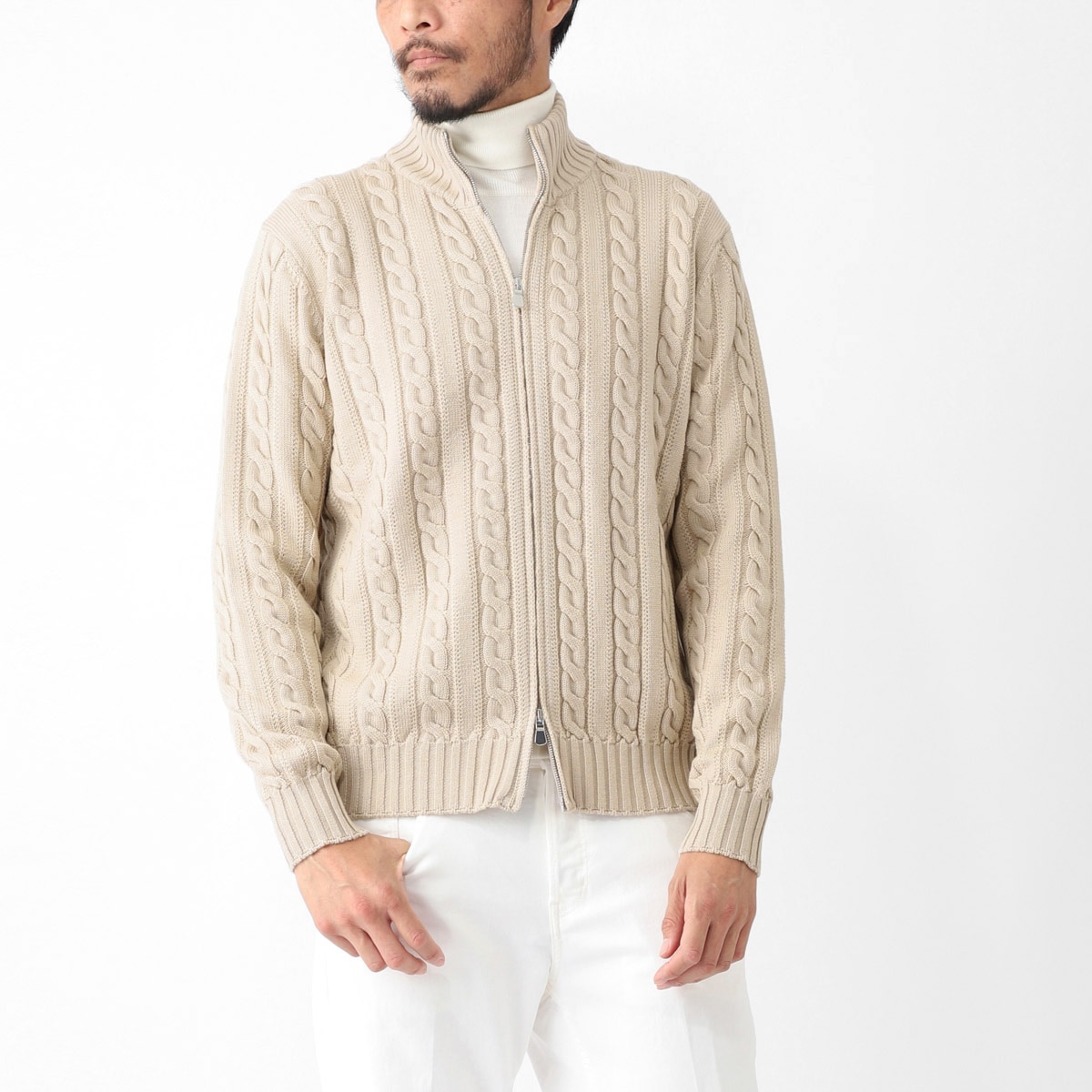 FILIPPO DE LAURENTIIS フィリッポ デ ローレンティス ジップアップ