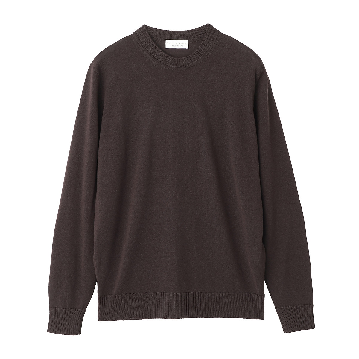 [あす着] フィリッポ デ ローレンティス FILIPPO DE LAURENTIIS クルーネック ニット メンズ G.COLLO ML FILIPPO DE LAURENTIIS フィリッポ デ ローレンティス クルーネック