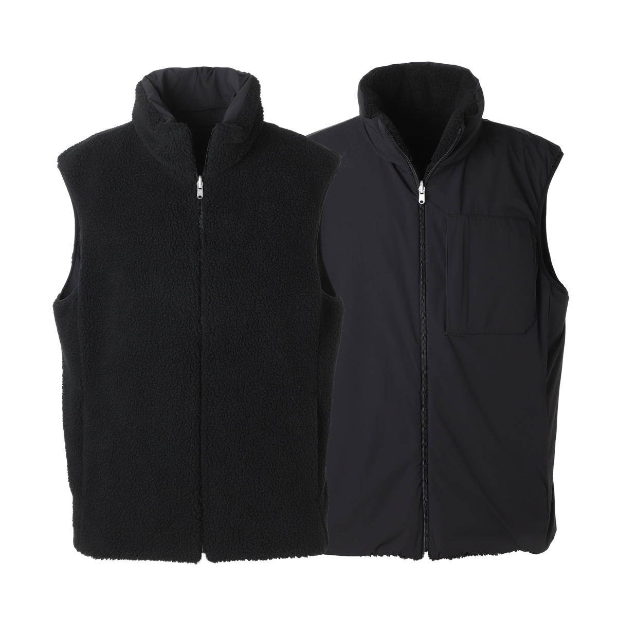 HERNOヘルノ・ダウンベスト・ジレ・ダブル6B・黒ブラック・サイズ50 HERNOヘルノ・ダウンベスト・ジレ・ダブル6B・黒ブラック・サイズ50