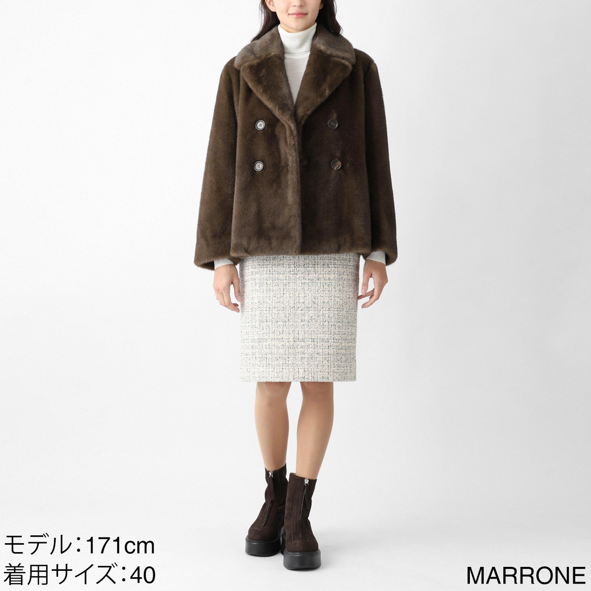S Max Mara エスマックスマーラ ウールコート/ファーコート/LAURA