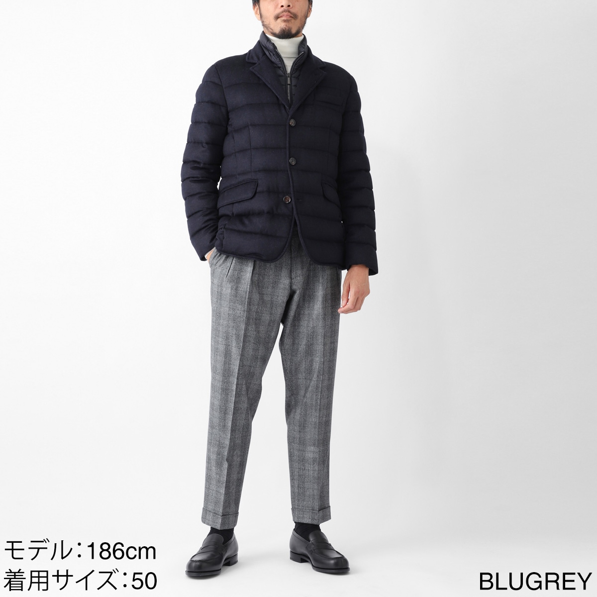 【アウトレット】MOORER ムーレー ライナー付き ダウンジャケット/NOMOS-LS9 ノモス メンズ