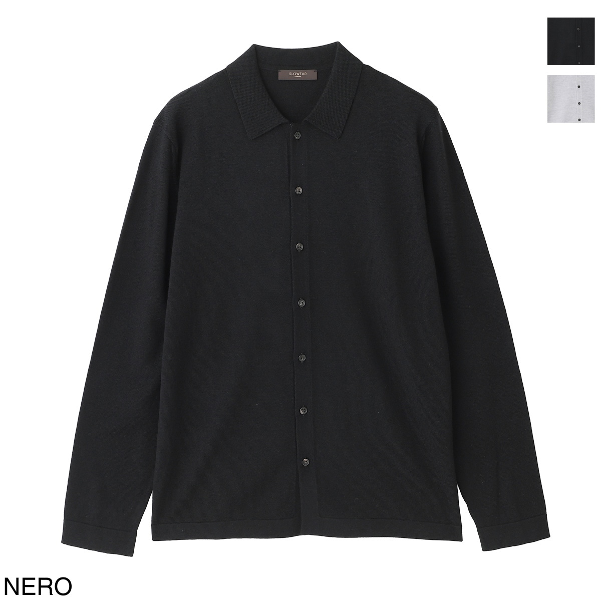 ZANONE ザノーネ 長袖ニットシャツ/CAMICIA【大きいサイズあり】 メンズ