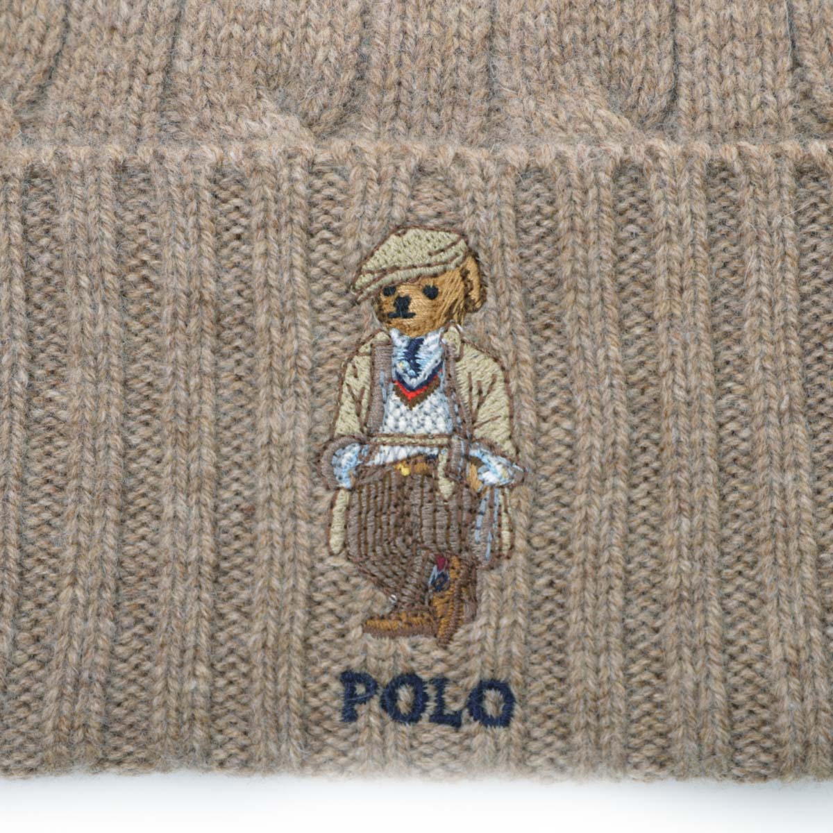 POLO RALPH LAUREN ポロラルフローレン ニットキャップ/ビーニー/CHARLES BEAR CABLE BEANIE