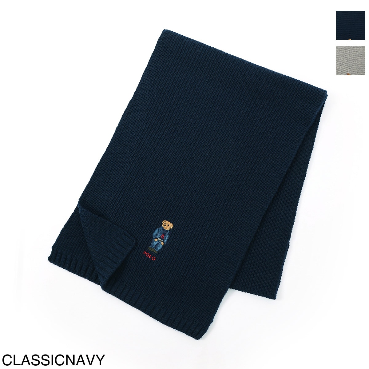 POLO RALPH LAUREN ポロラルフローレン マフラー/SOLID DENIM BEAR SCARF