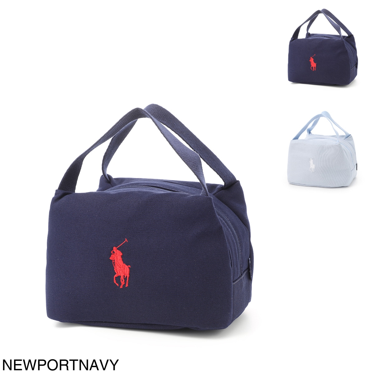 POLO RALPH LAUREN ポロラルフローレン ハンドバッグ/ランチバッグ/RLAN CANVAS INSULATED LUNCH BAG