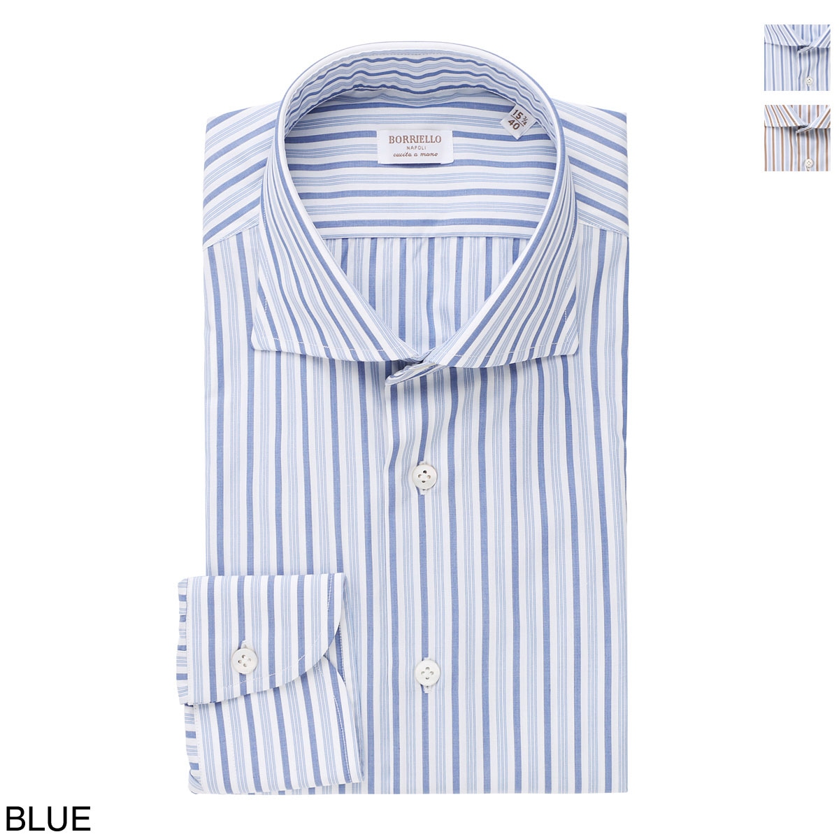 BORRIELLO ボリエッロ ワイドカラー シャツ/セミワイドカラー フレンチカラー/MARECHIARO SLIM FIT メンズ