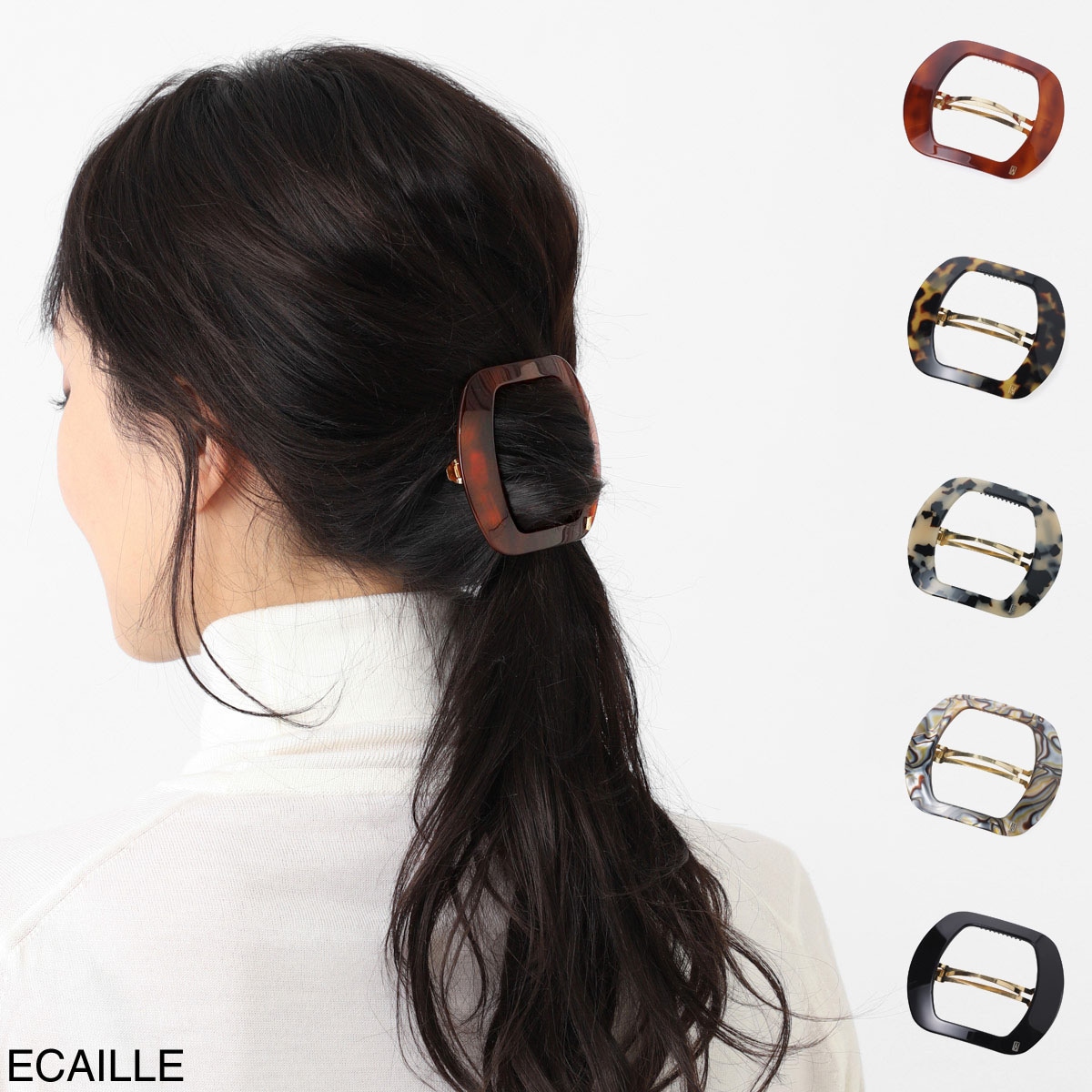 【アウトレット】ALEXANDRE DE PARIS アレクサンドルドゥパリ バレッタ/TIMELESS LES CLASSIQUES PALAIS ROYAL BARRETTE AUTO 8CM CATOGAN レディース