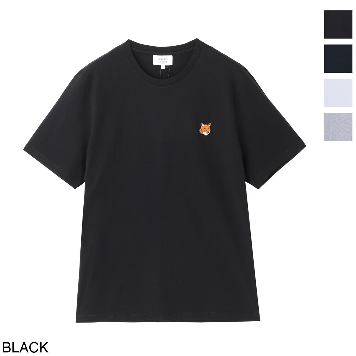 【アウトレット】MAISON KITSUNE メゾンキツネ クルーネックTシャツ/FOX HEAD PATCH REGULAR TEE SHIRT メンズ