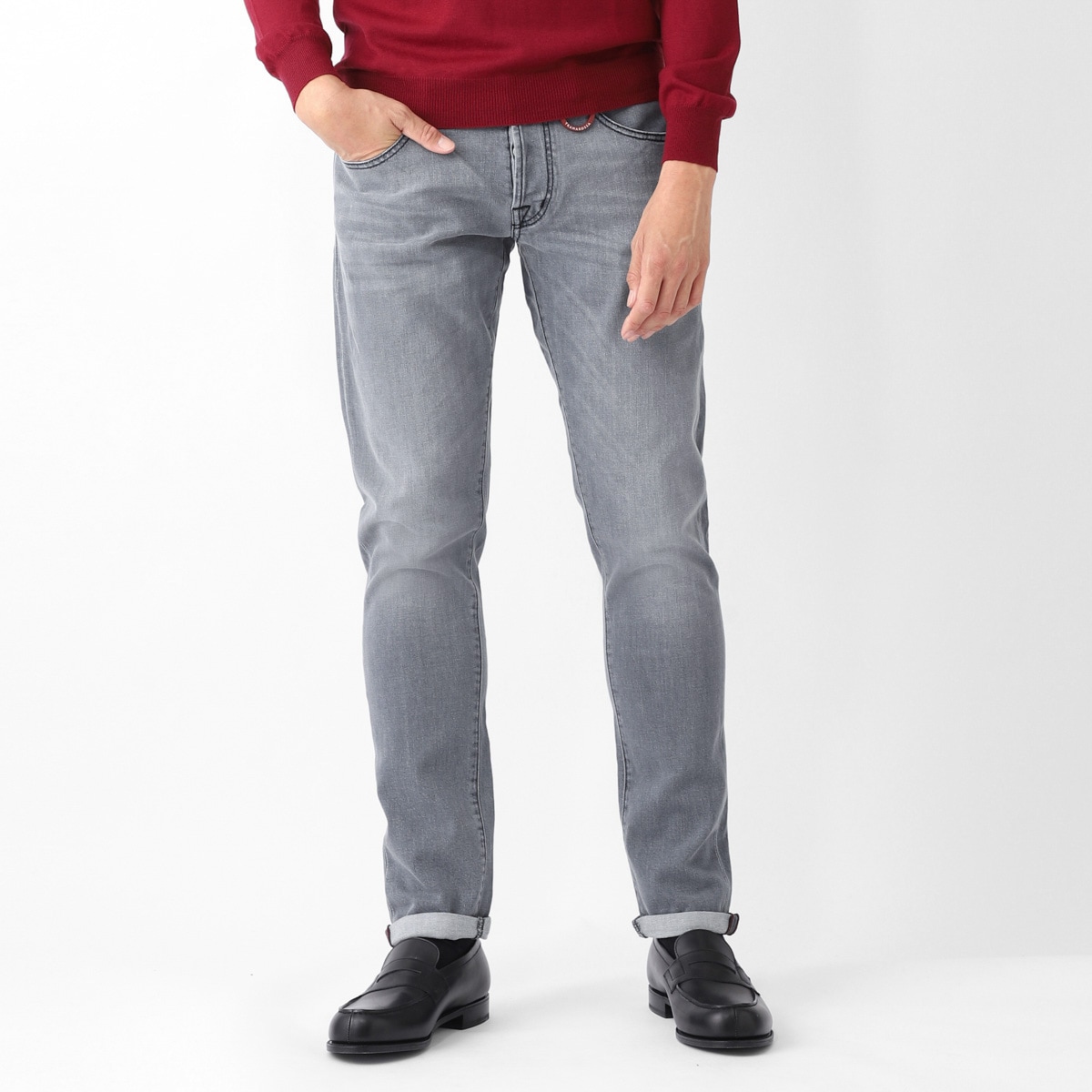 TRAMAROSSA トラマロッサ ボタンフライジーンズ/LEONARDO【大きいサイズあり】 メンズ