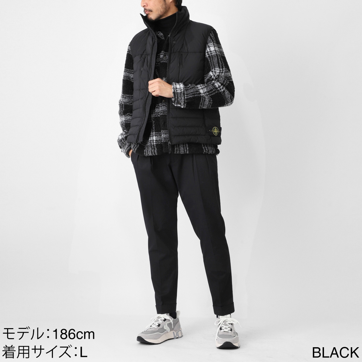 STONE ISLAND ストーンアイランド ダウンベスト/G100004 SEAMLESS