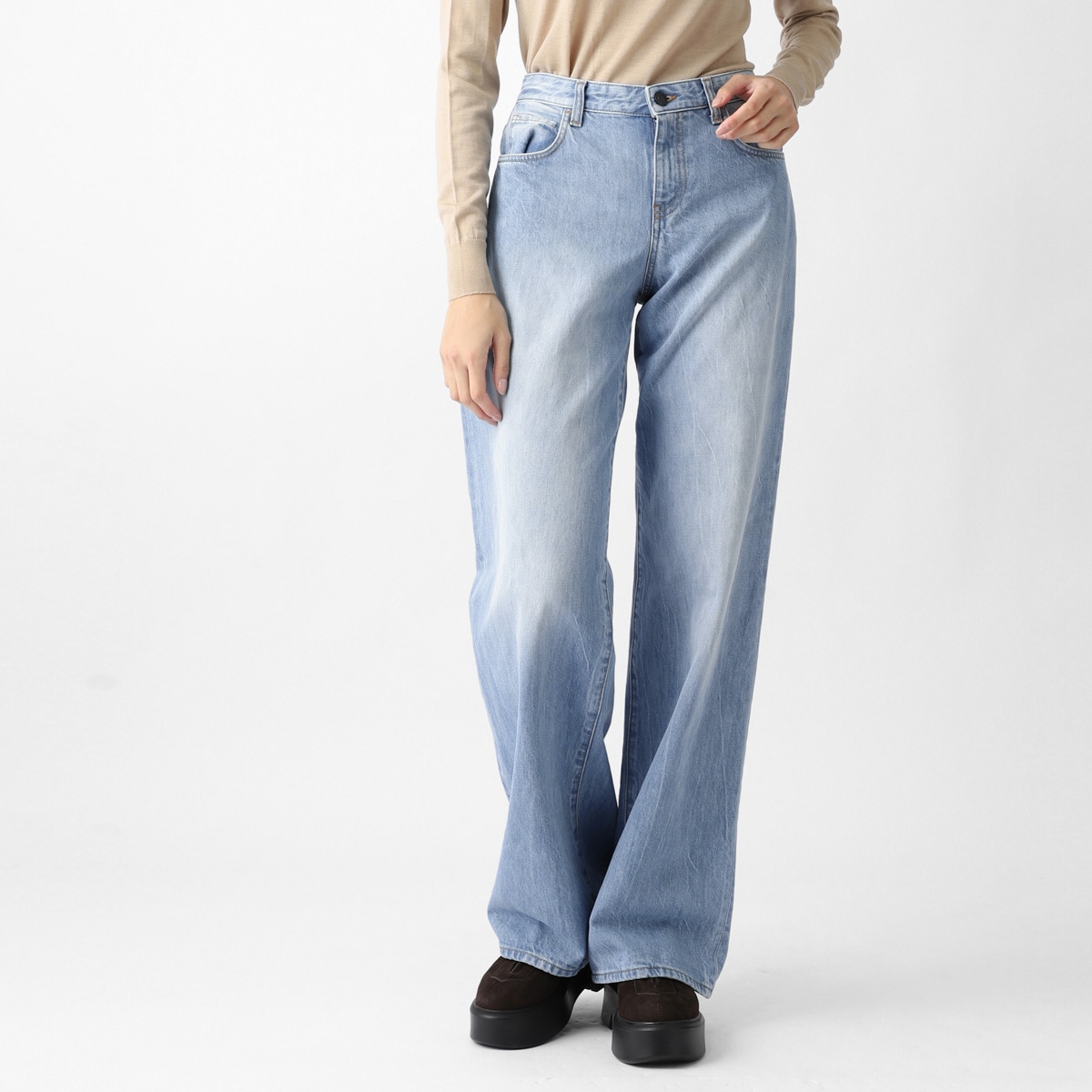 THE ROW ザ ロウ ジップフライジーンズ/EGLITTA JEAN【大きいサイズあり】 レディース