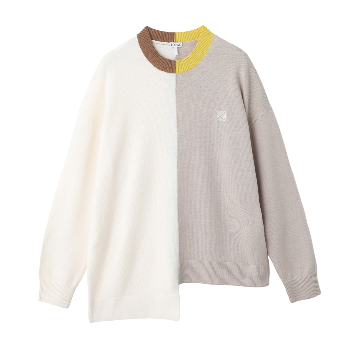 LOEWE ロエベ クルーネックニット/ASYMMETRIC SWEATER レディース