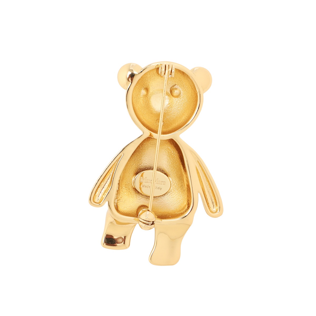 Max Mara マックスマーラ ブローチ/SHINY シャイニー クリスタル Mロゴ