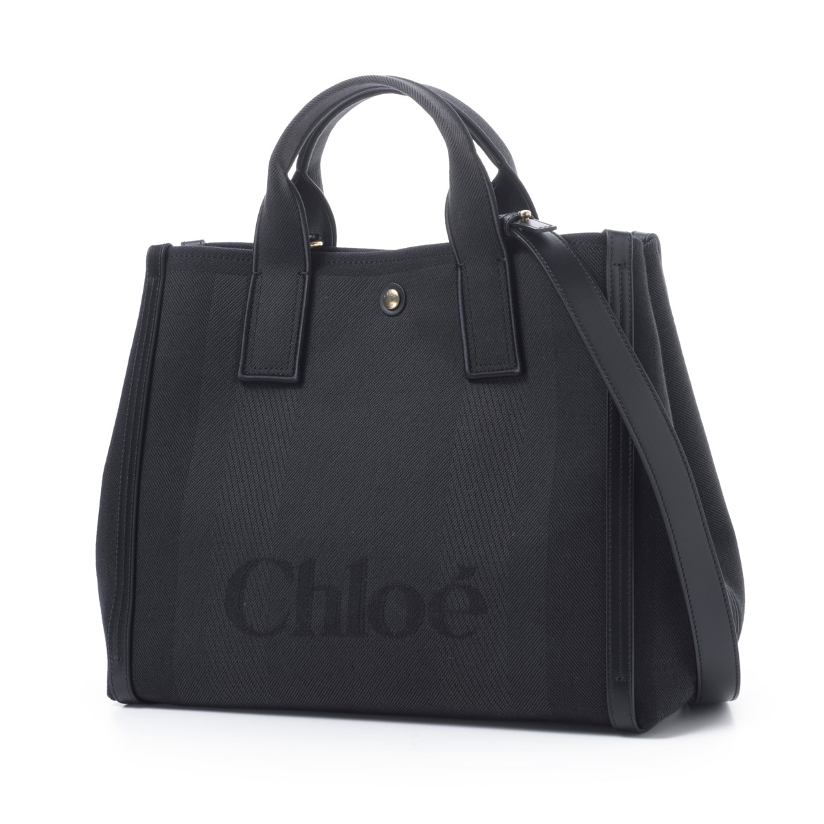 Chloe ブラック トートバッグ Chloe クロエ トートバッグ 2WAY/ショルダーバッグ/CHLOE CARRY