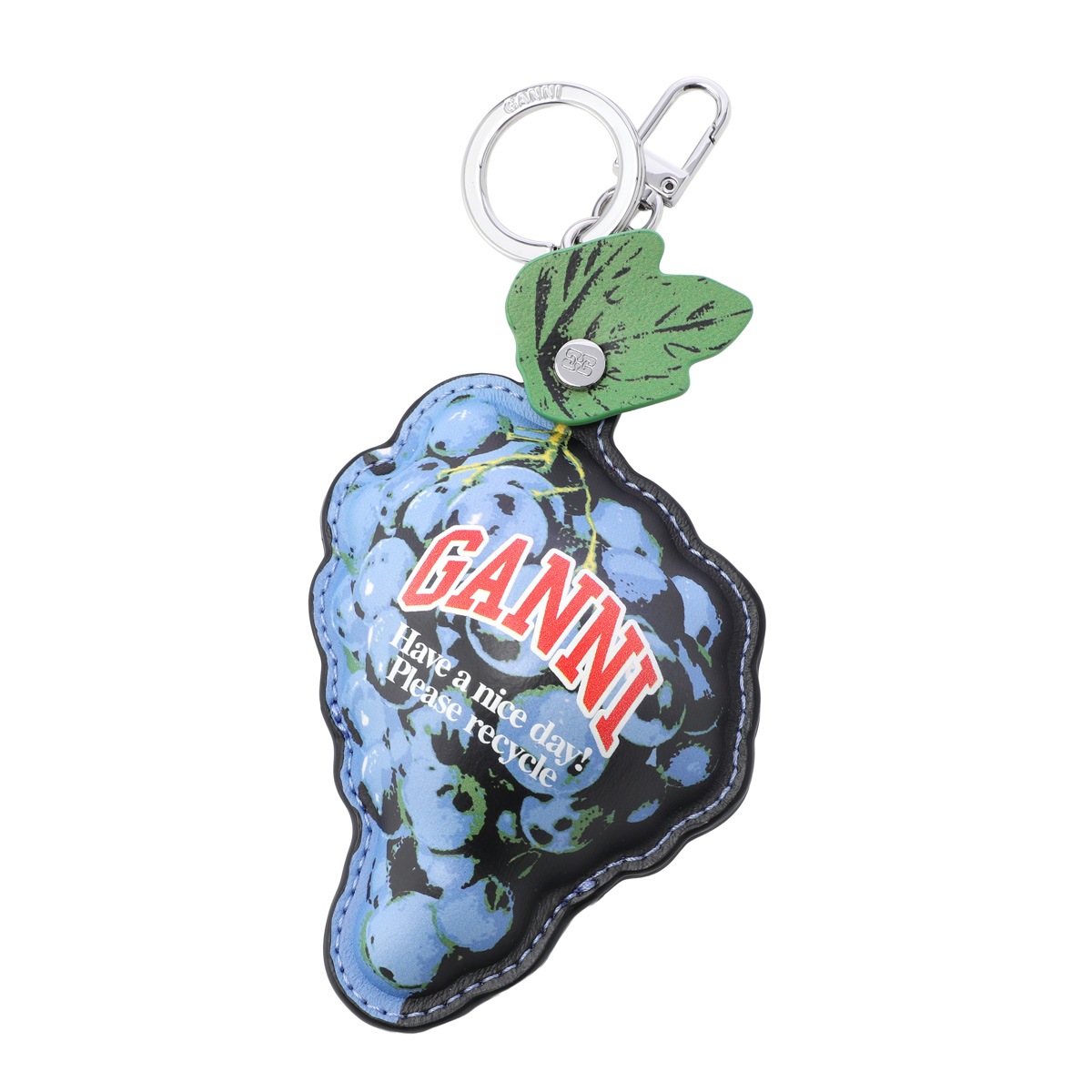 [あす着] ガニー GANNI ケース キーリング付き レディース GRAPE COIN PURSE GANNI ガニー コインケース キーリング付き/GRAPE COIN PURSE