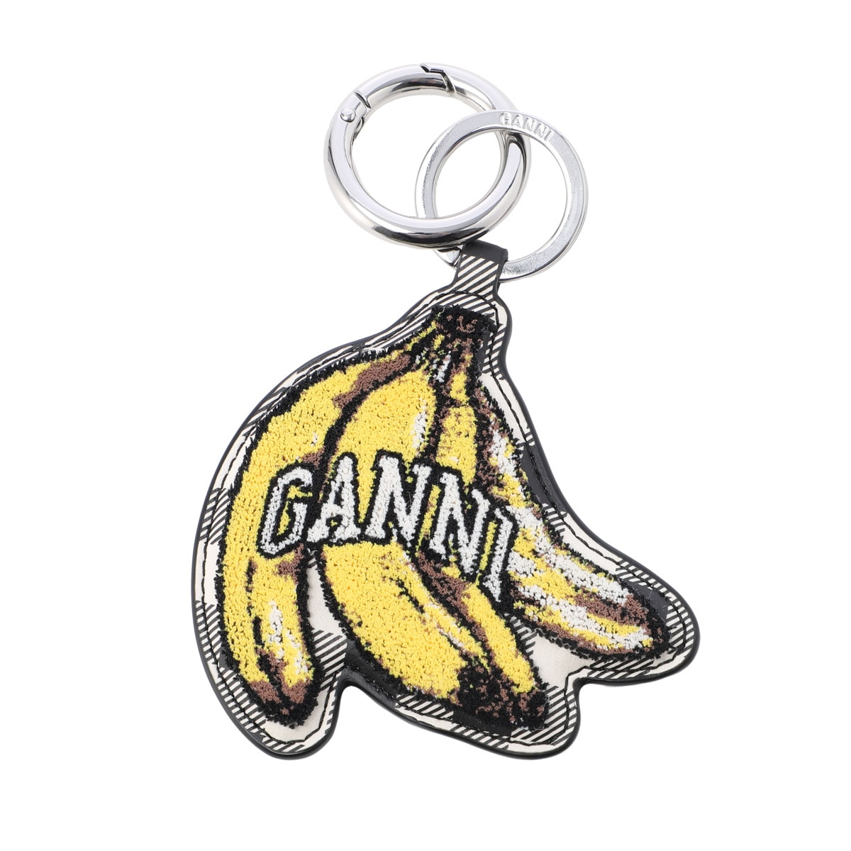 GANNI ガニー キーリング/バッグチャームモチーフ/BANANA KEYRING VELVET レディース