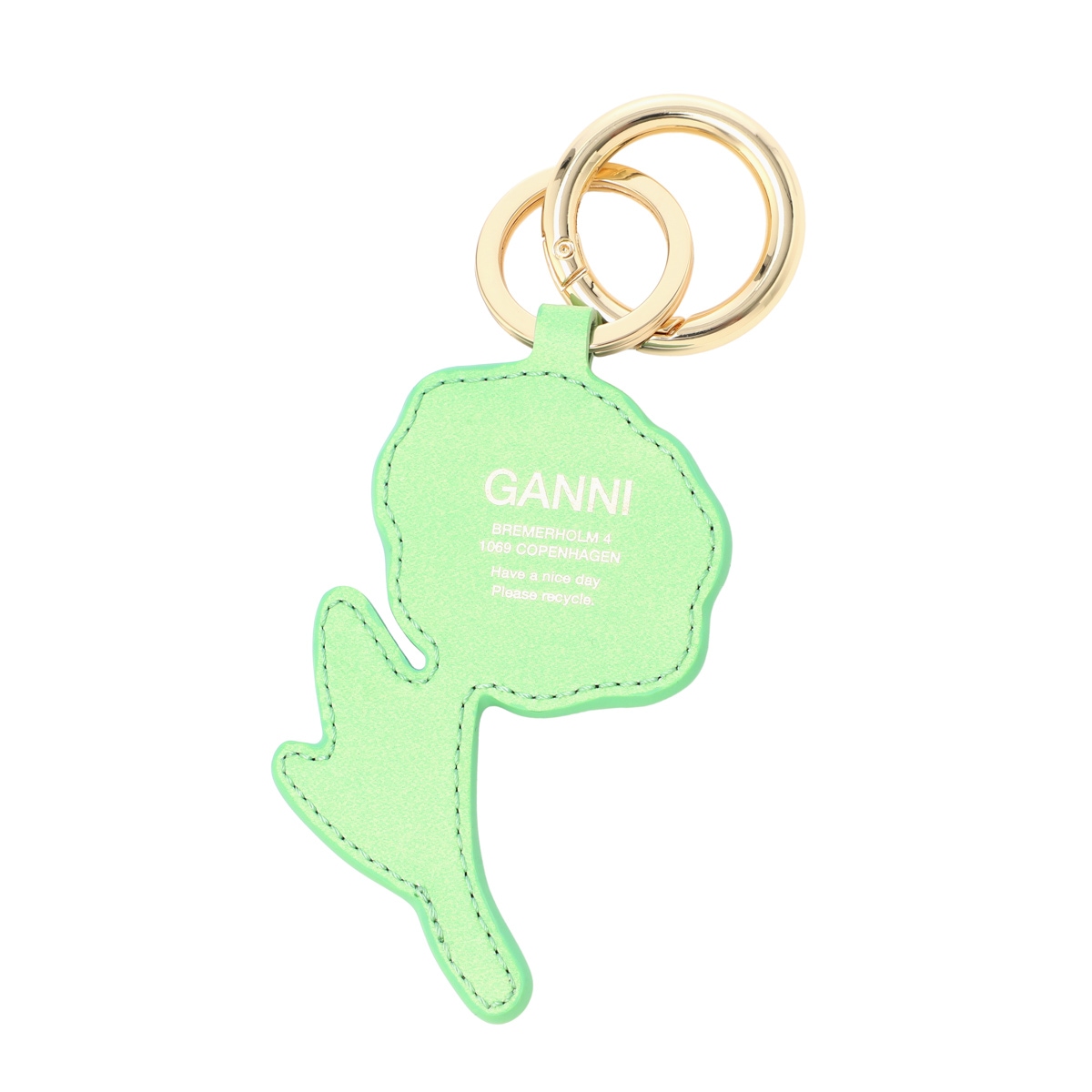 GANNI ガニー キーリング/バッグチャームモチーフ/FLOWER KEYRING