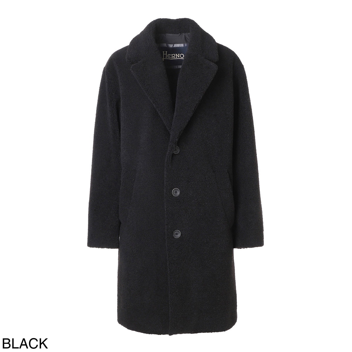 HERNO ヘルノ シングルコート/チェスターコート/MELANGE TEDDY【大きい