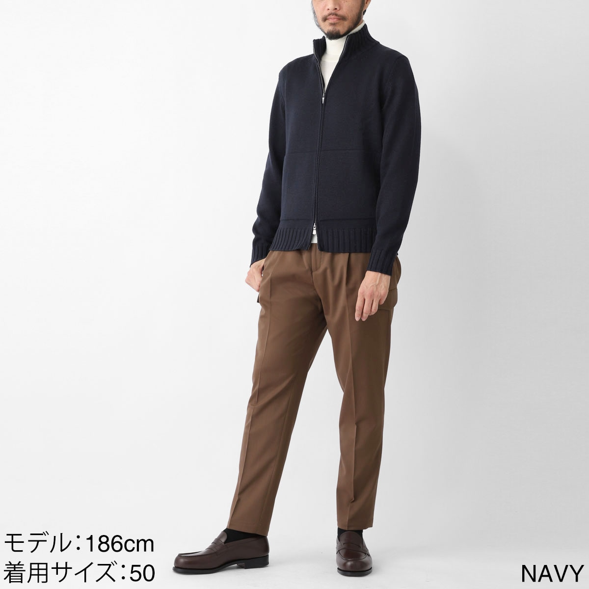 FILIPPO DE LAURENTIIS フィリッポ デ ローレンティス ジップアップ