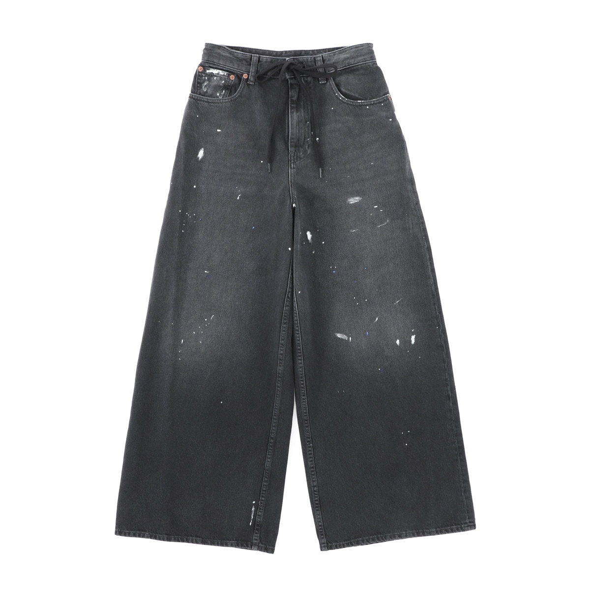MM6 Maison Margiela エムエム 6 メゾンマルジェラ ジップフライジーンズ/WIDE-LEG JEANS レディース メンズ デニムパンツ ワイドレッグ ジーパン Gパン