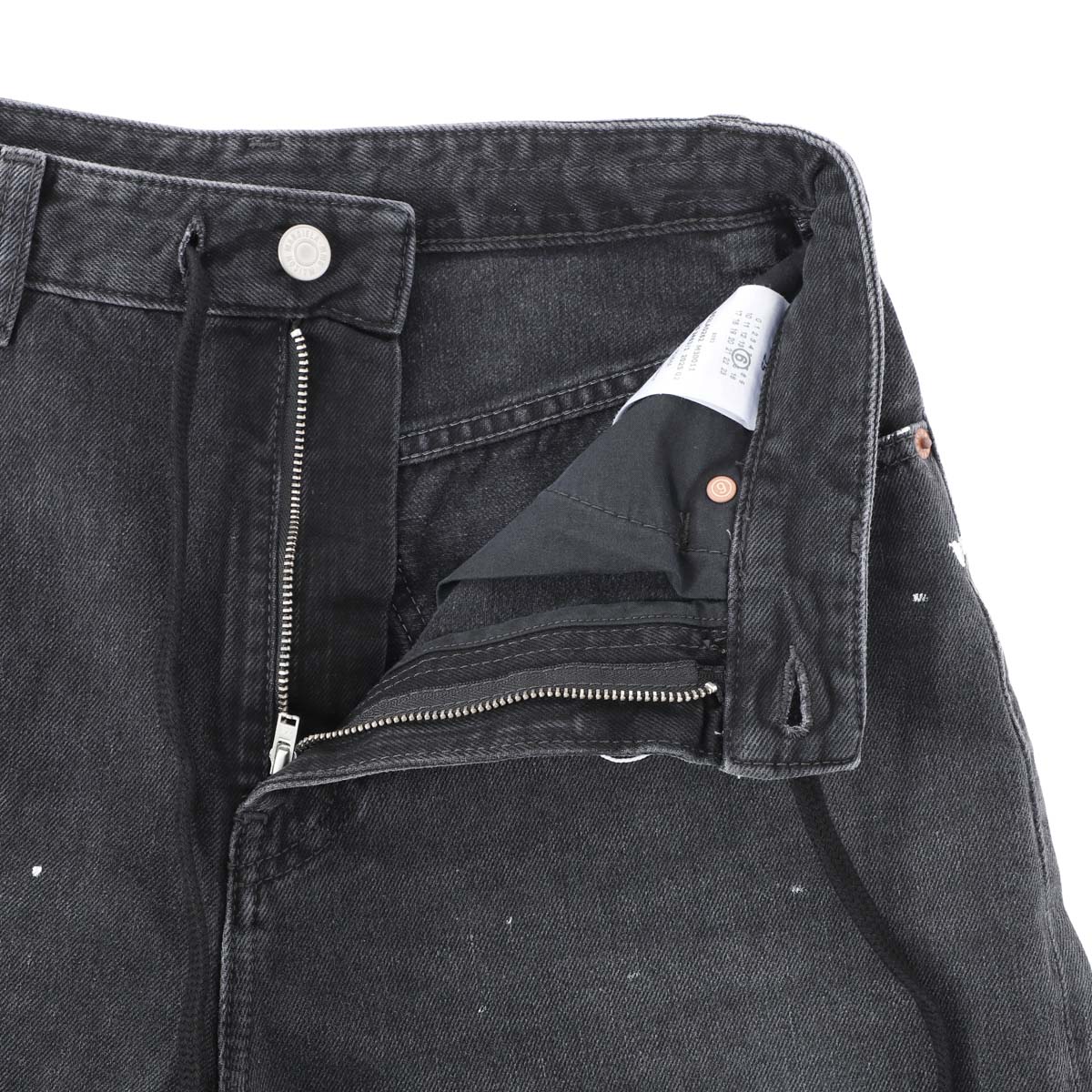 MM6 Maison Margiela エムエム 6 メゾンマルジェラ ジップフライジーンズ/WIDE-LEG JEANS レディース メンズ デニムパンツ ワイドレッグ ジーパン Gパン